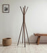 16.5" x 16.5" x 68.25" Natural Coat Rack